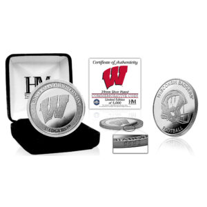 Highland Mint Wisconsin Badgers Silver Mint Coin