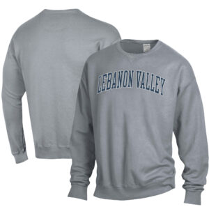 Men's ComfortWash Gray Lebanon Valley Flying Dutchmen Garment Dyed Pullover Sweatshirt
