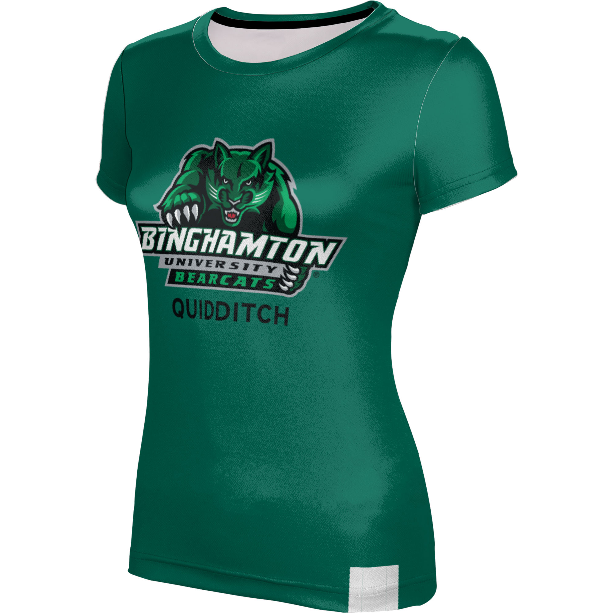 Women's Green Binghamton Bearcats Quidditch T-Shirt - Image 6