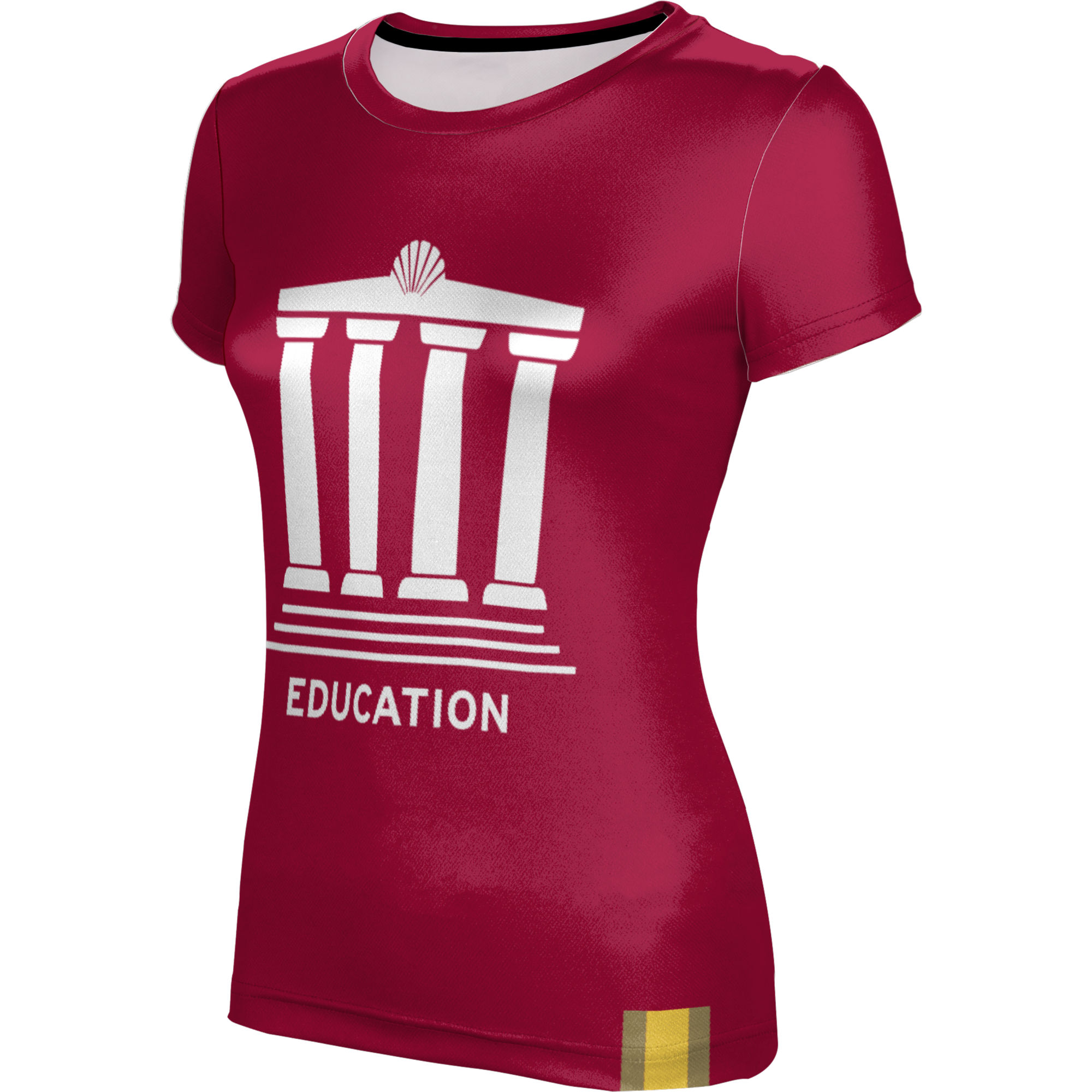 Women's Maroon Concordia University (IL) Cougars Education T-Shirt - Image 6