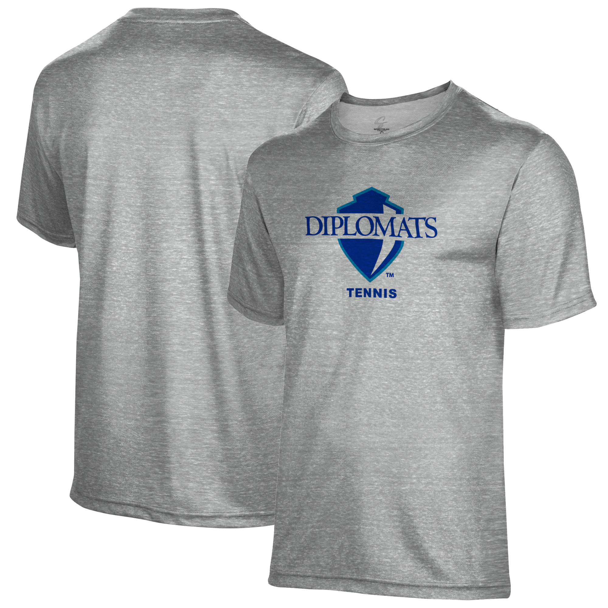 Men's Gray Franklin & Marshall Diplomats Tennis Name Drop T-Shirt