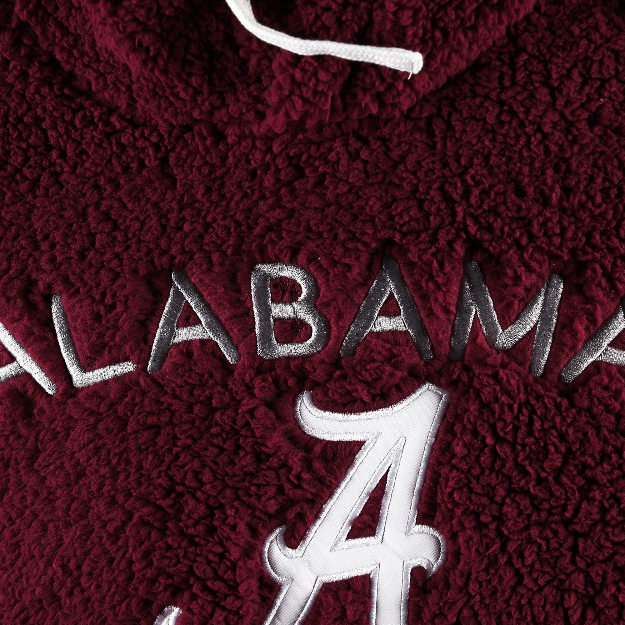 Women's G-III 4Her by Carl Banks Crimson Alabama Crimson Tide Game Over Sherpa Pullover Hoodie - Image 9