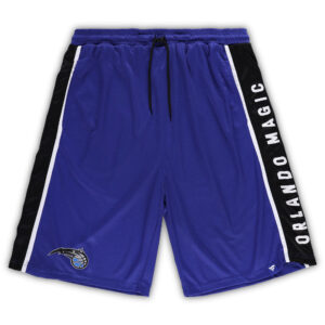 Men's Fanatics Blue Orlando Magic Big & Tall Referee Iconic Mesh Shorts