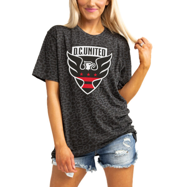 Women's Gameday Couture Leopard D.C. United T-Shirt
