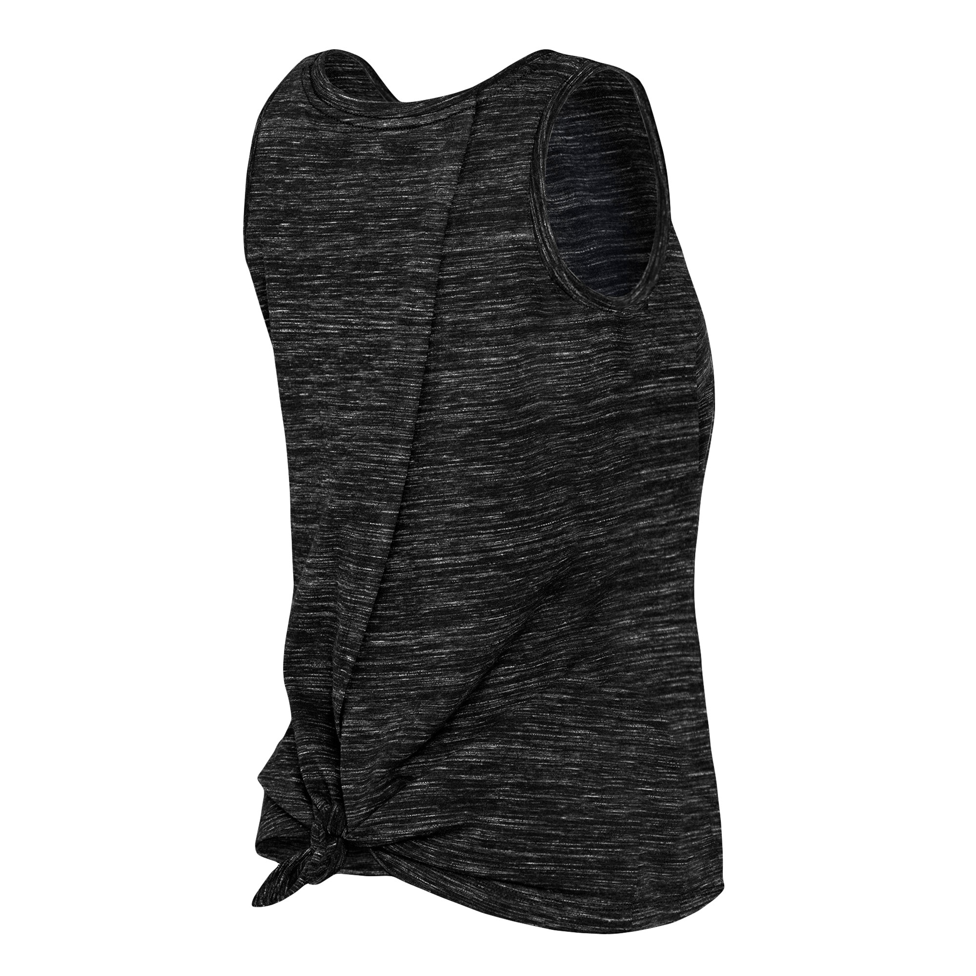 Women's New Era Black Brooklyn Nets Space Dye Active Tank Top - Image 7