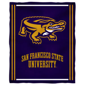 San Francisco State Gators 36'' x 48'' Children's Mascot Plush Blanket