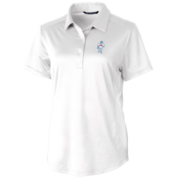 Women's Cutter & Buck White Houston Oilers Throwback Logo Prospect Textured Stretch Polo - Image 6