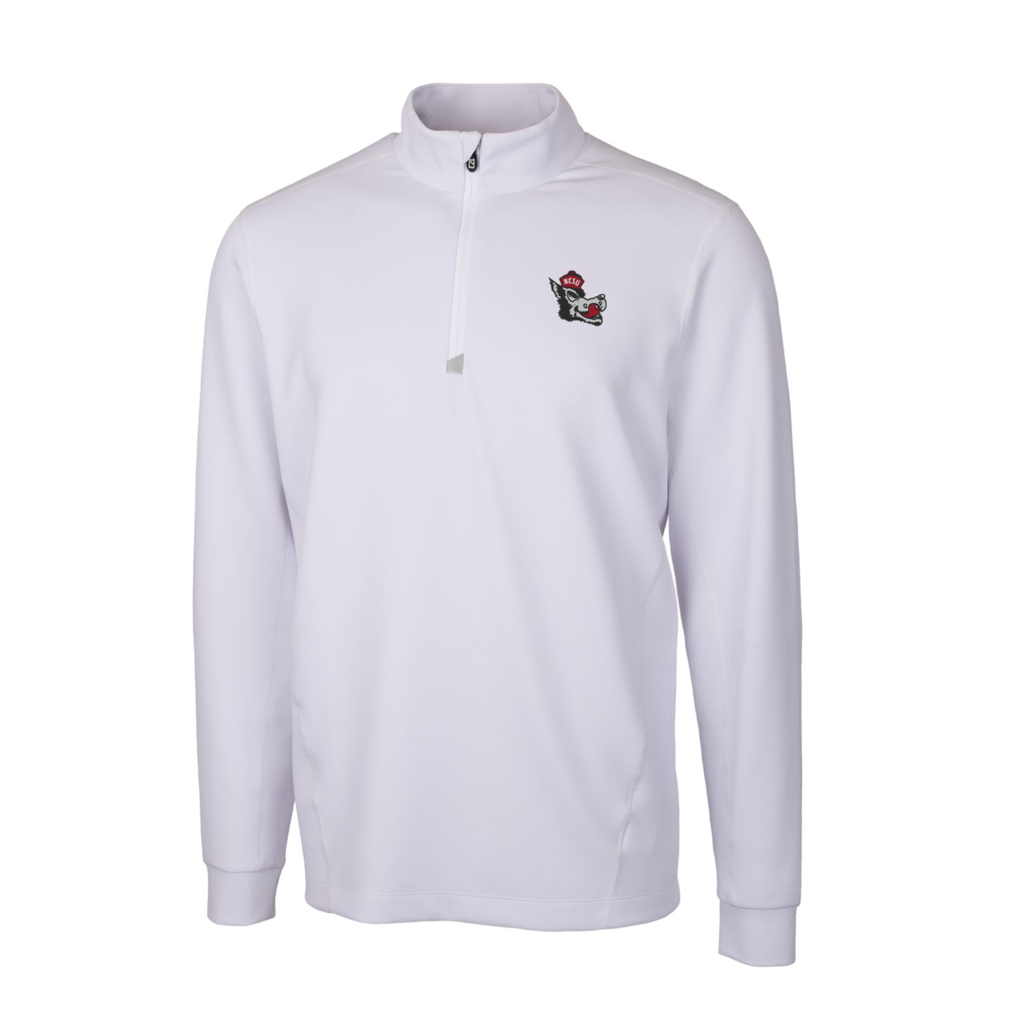 Women's Cutter & Buck Heather Black Pittsburgh Steelers Peshastin Eco Fleece Recycled Tri-Blend Raglan Half-Zip Jacket - Image 6
