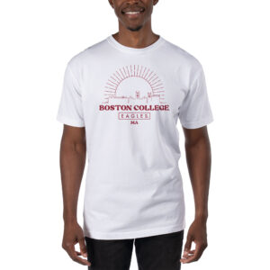 Men's Uscape Apparel White Boston College Eagles T-Shirt