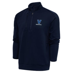 Men's Antigua Navy Villanova Wildcats Basketball Big & Tall Generation Quarter-Zip Pullover Top