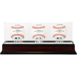 Chicago White Sox Mahogany 3-Baseball Display Case