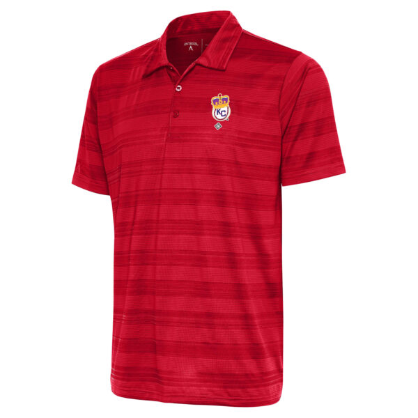 Men's Antigua Red Kansas City Monarchs Compass Polo