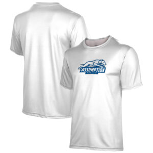 Men's ProSphere  White Assumption Greyhounds Soccer T-Shirt