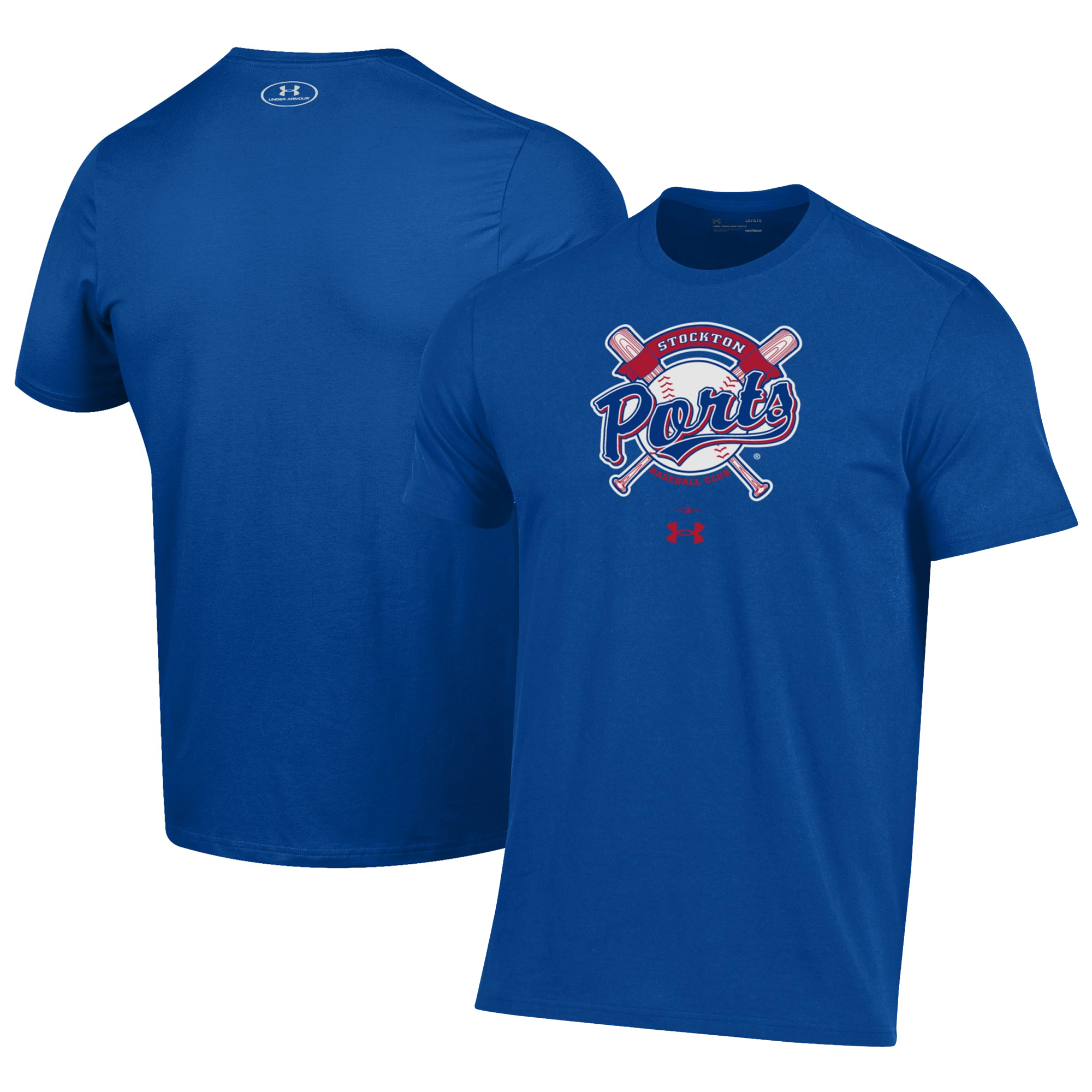 Men's Under Armour Royal Stockton Ports Performance T-Shirt - Image 7