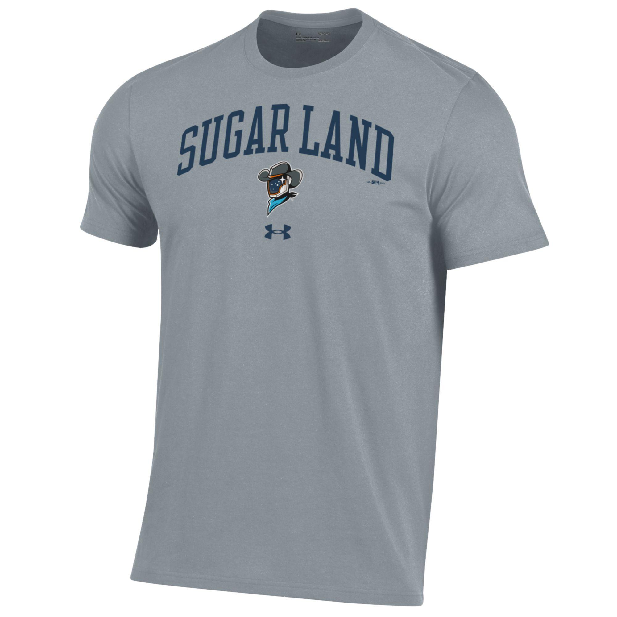 Men's Under Armour Gray Sugar Land Space Cowboys Performance T-Shirt - Image 6