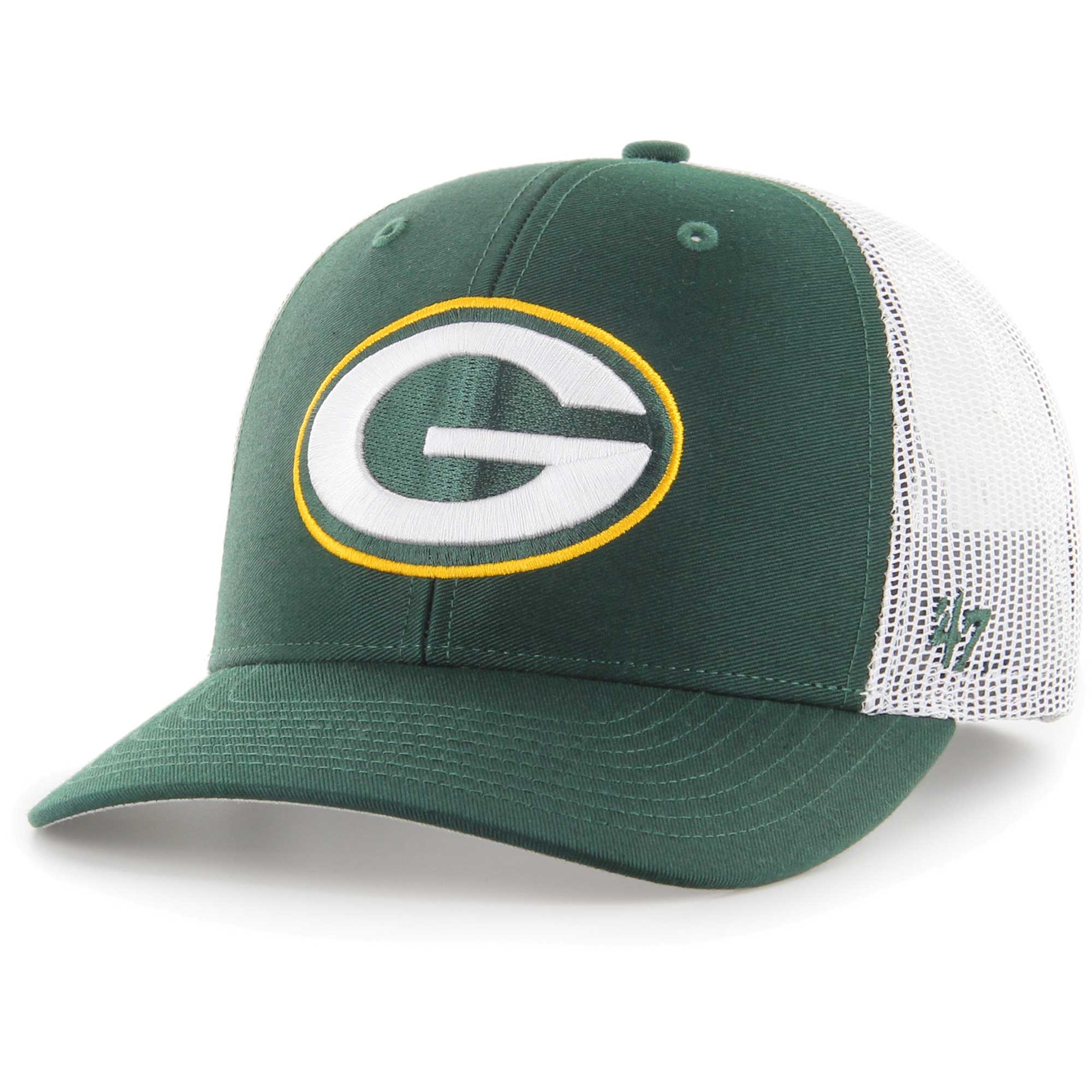 Men's '47 Green Green Bay Packers Adjustable Trucker Hat - Image 4