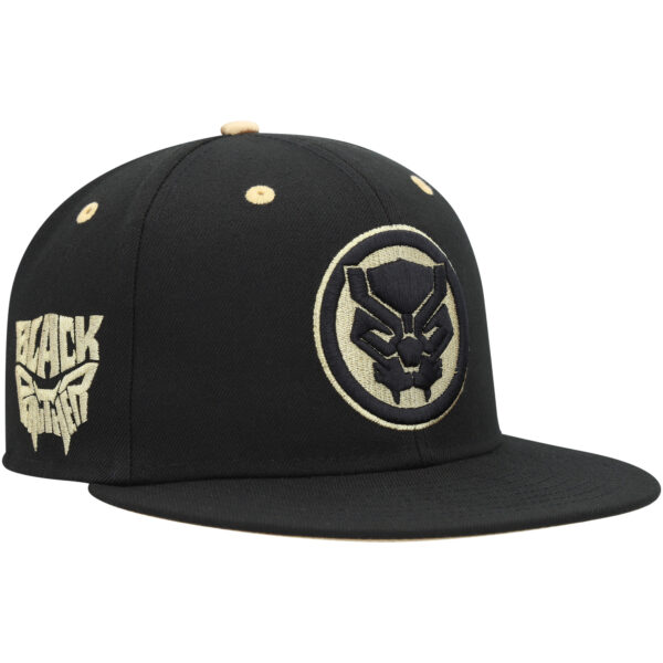 Men's Marvel Black Black Panther Fitted Hat