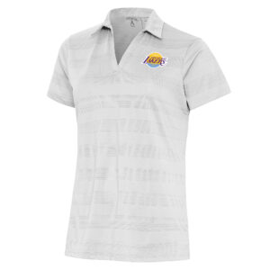 Women's Antigua White South Bay Lakers Compass Polo