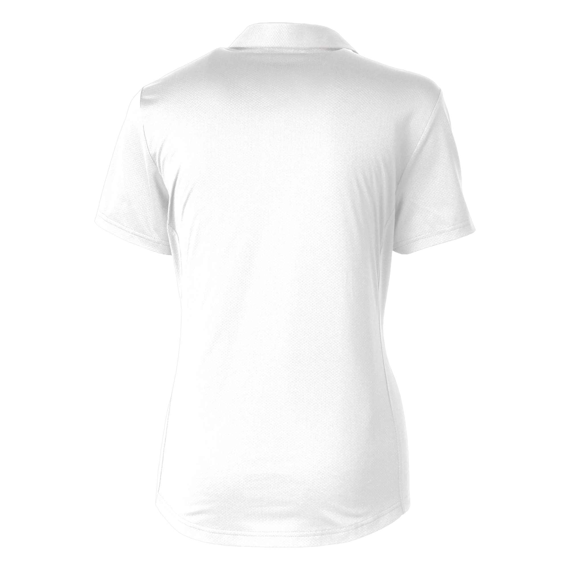 Women's Cutter & Buck White Tampa Bay Buccaneers Helmet Logo DryTec Prospect Textured Stretch Polo - Image 4