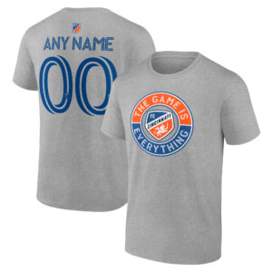 Men's Heather Gray FC Cincinnati The Game Is Everything Personalized Any Name & Number T-Shirt