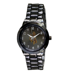 Women's Gunmetal Wyoming Cowboys Integris Stainless Steel Watch