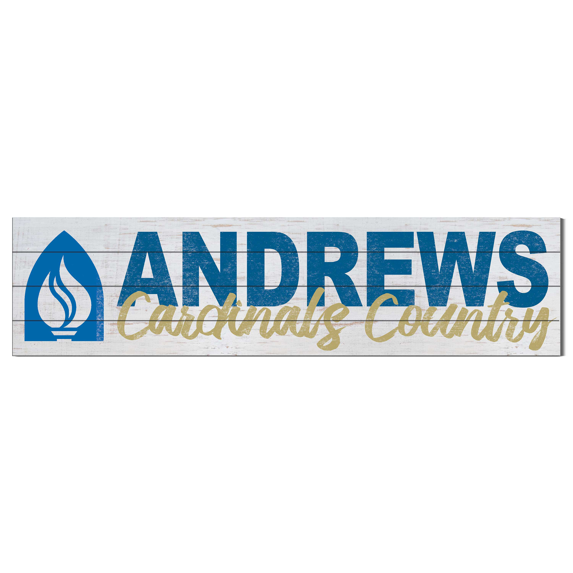 Andrews University Cardinals 10'' x 40'' Logo Sign - Image 4