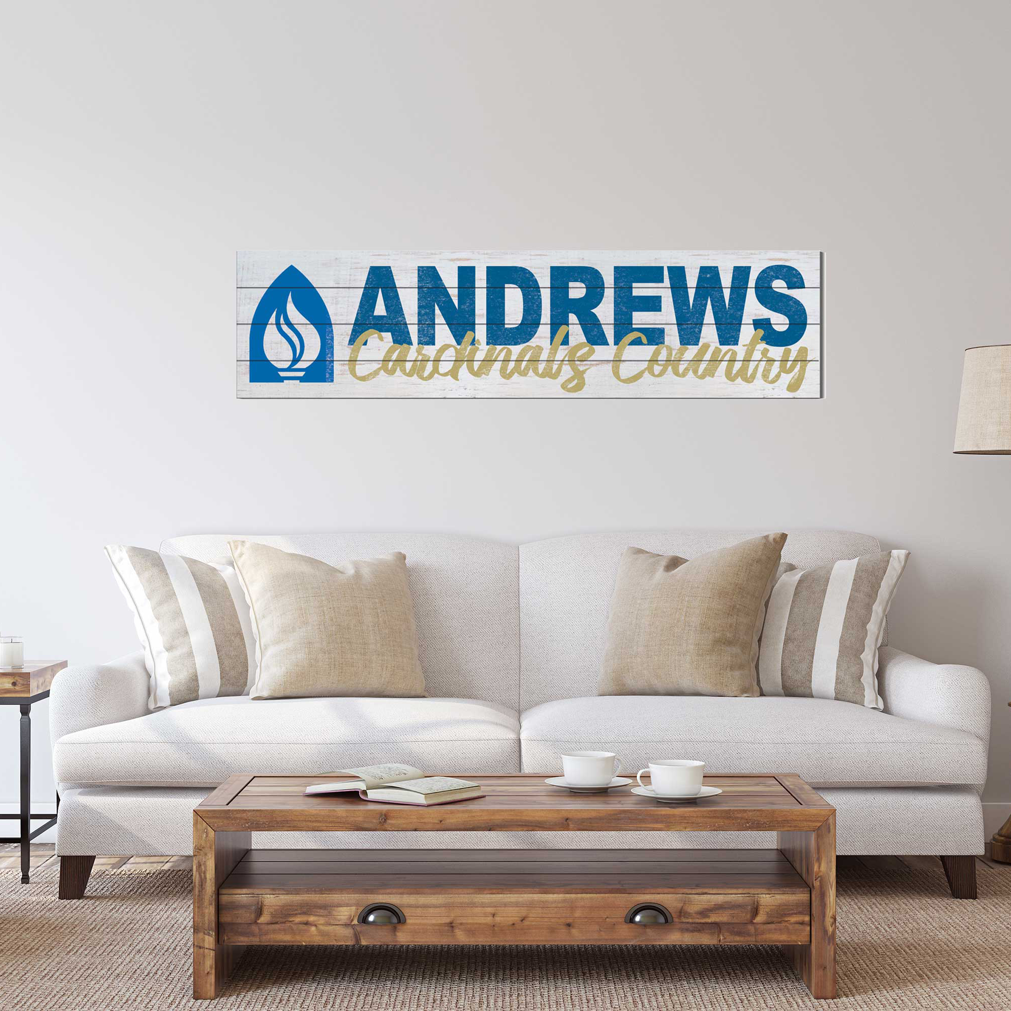 Andrews University Cardinals 10'' x 40'' Logo Sign - Image 5