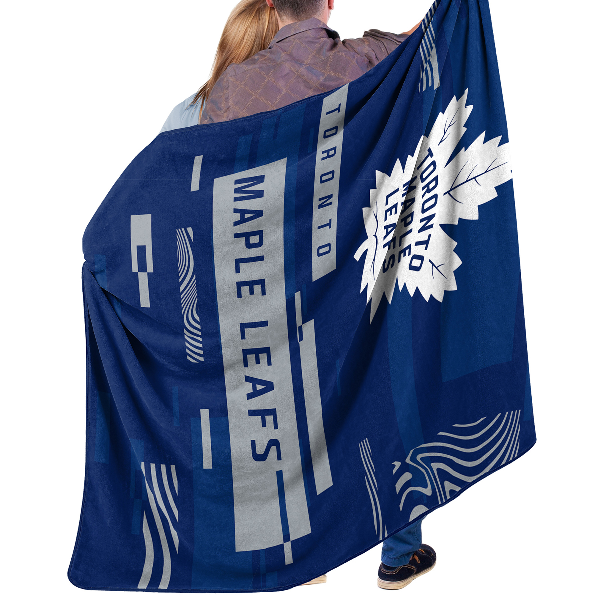 The Northwest Group Toronto Maple Leafs 50" x 60" Digitize Raschel Throw Blanket - Image 7