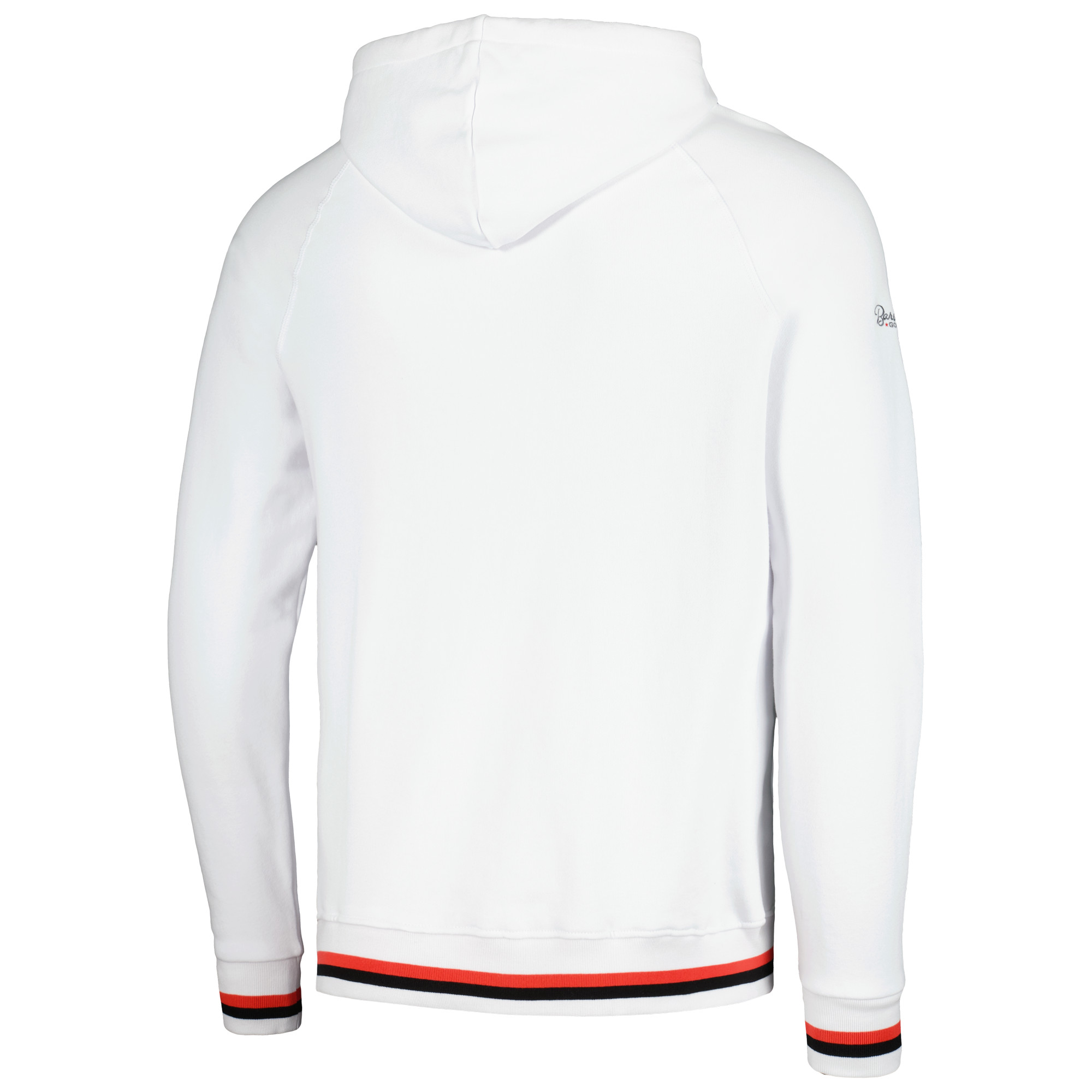 Men's Barstool Golf White TOUR Championship Raglan Pullover Hoodie - Image 9