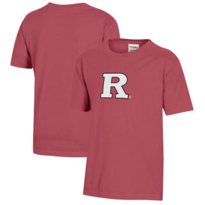 Youth  Scarlet Rutgers Scarlet Knights Logo Comfort Wash T-Shirt