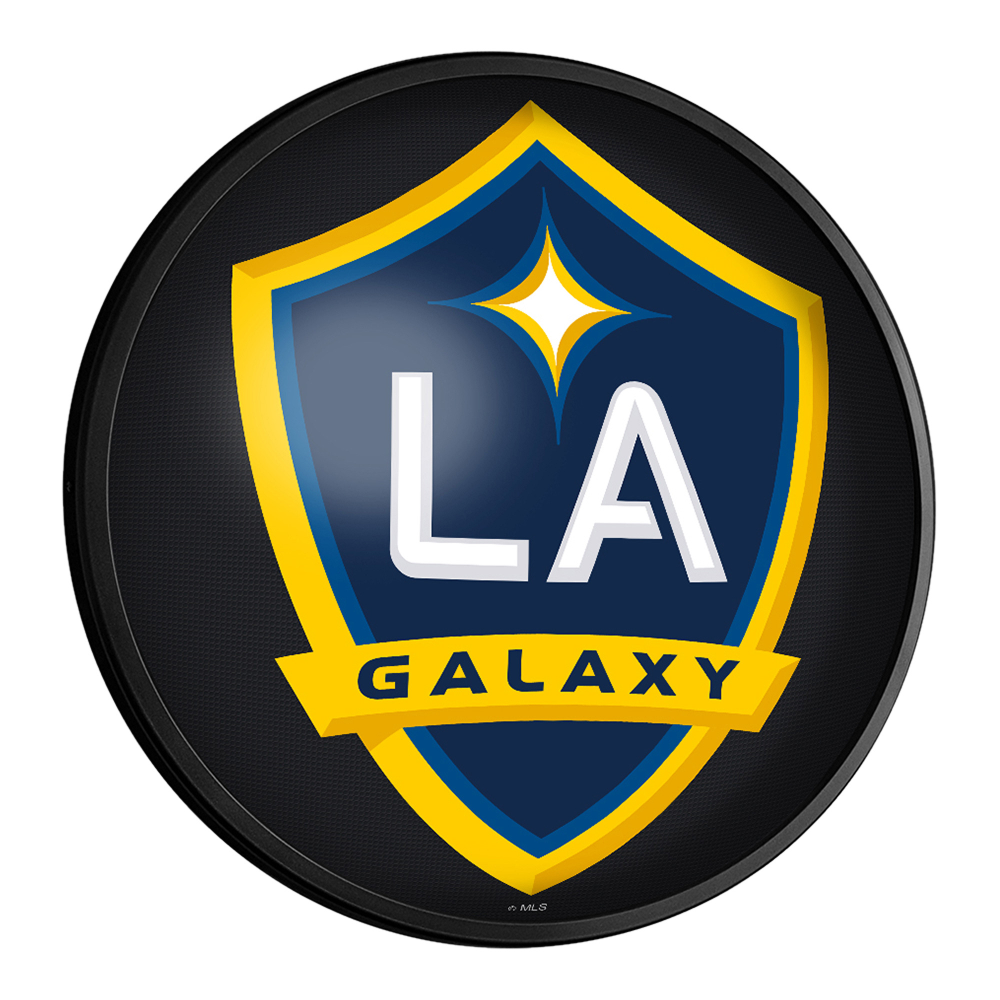 LA Galaxy 18'' Round Slimline Illuminated Wall Sign