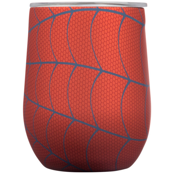 Corkcicle Spiderman Marvel 12oz. Stemless Wine Glass - Image 5