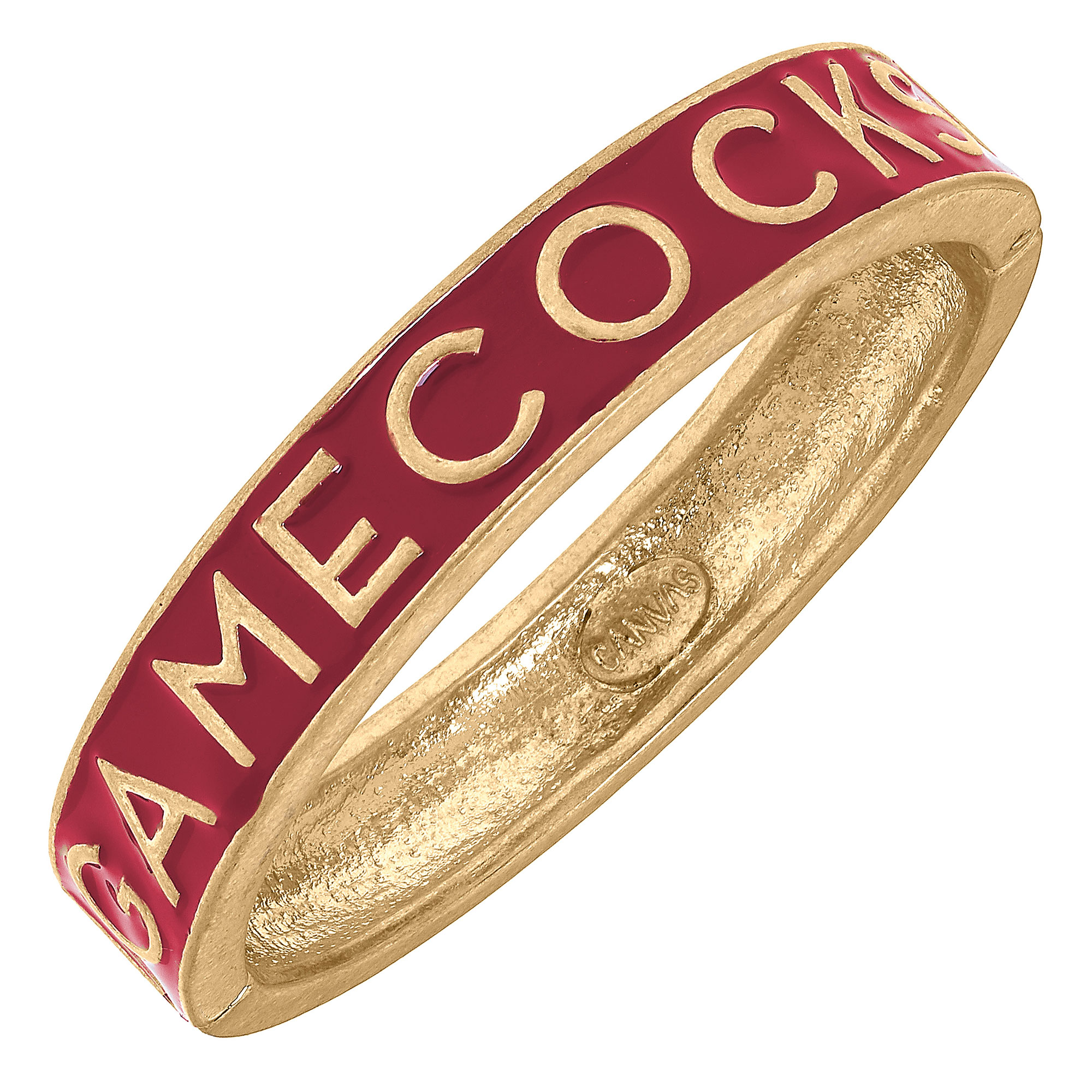 Women's South Carolina Gamecocks Enamel Hinge Bangle