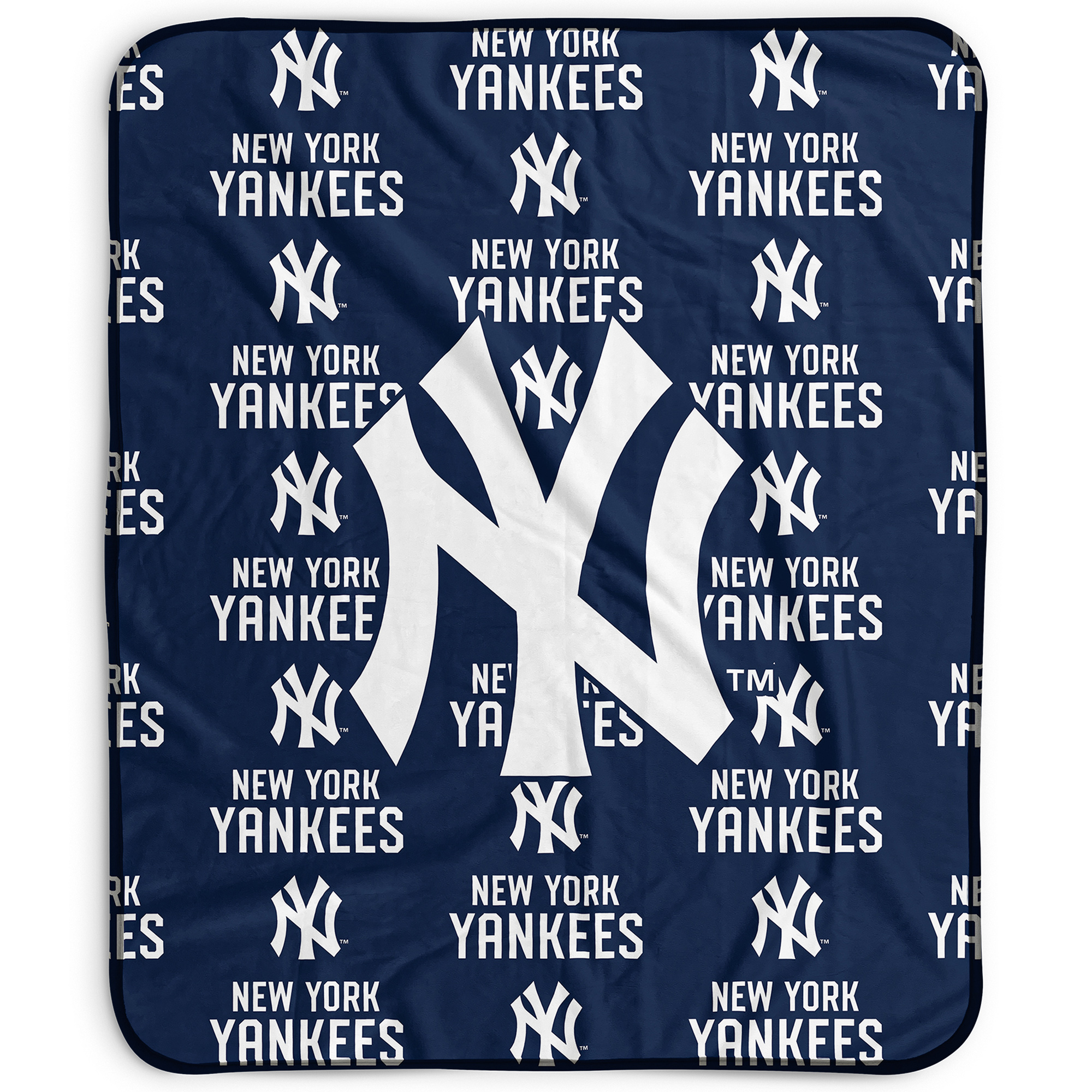 Pegasus New York Yankees 50" x 60" Repeat Wordmark Fleece Blanket