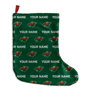 Chad & Jake  Minnesota Wild Personalized Holiday Stocking