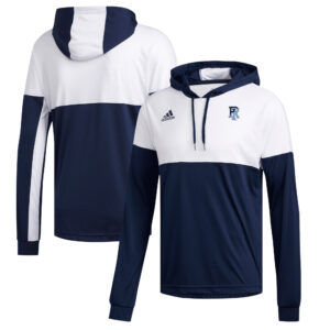 Men's adidas  Navy Rhode Island Rams Legend Shooter Decorated Pullover Hoodie