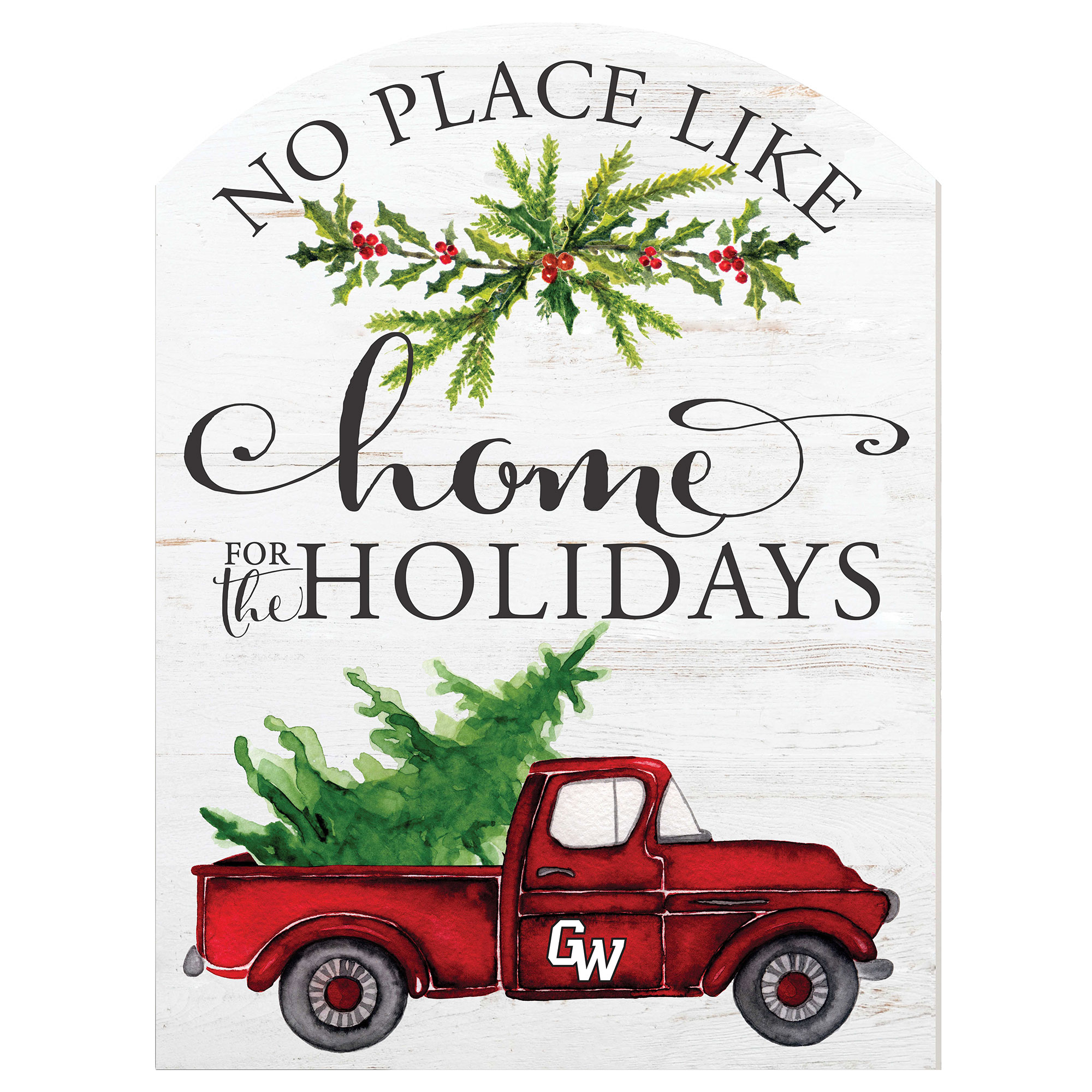Gardner-Webb Bulldogs 16'' x 22'' Holiday Marquee Sign - Image 2