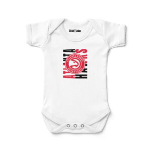 Newborn & Infant Chad & Jake  White Atlanta Hawks Dual Bodysuit