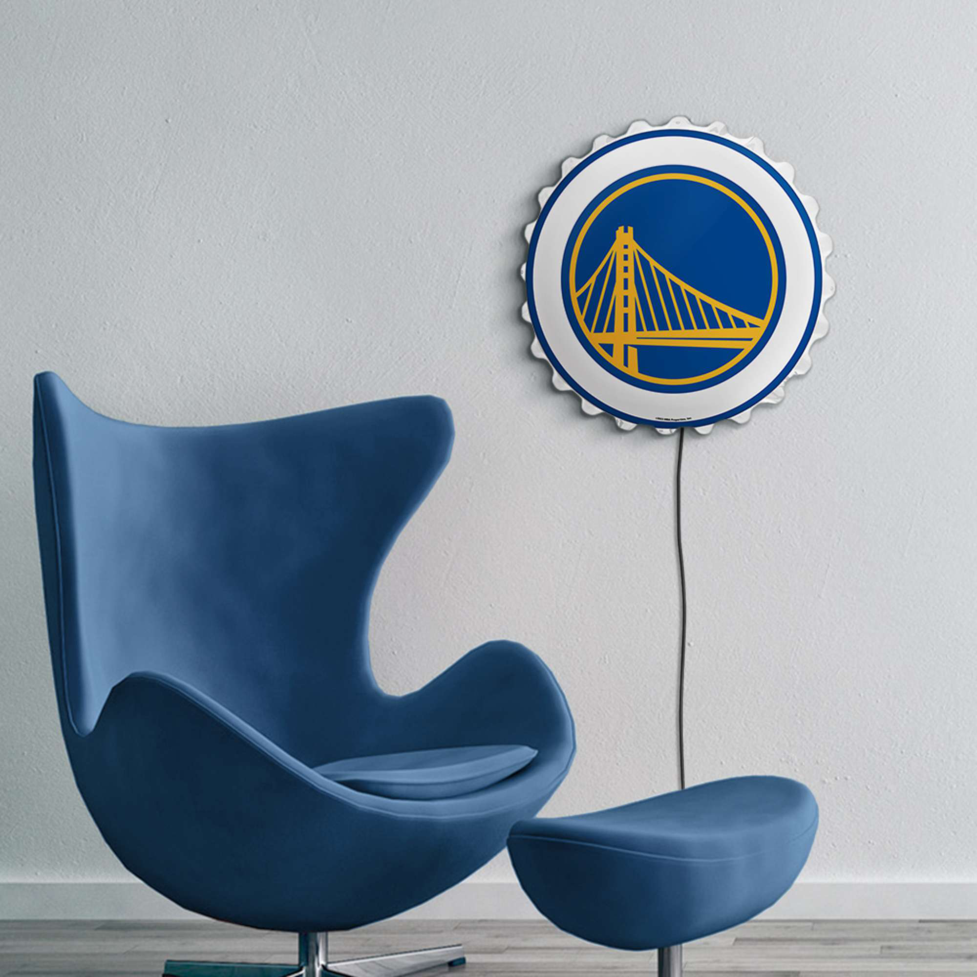 Golden State Warriors 19" Bottle Cap Wall Light - Image 11