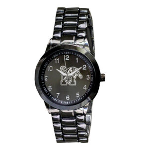 Women's  Gray Memphis Tigers Integris Gun Metal Stainless Steel Watch