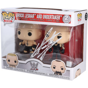The Undertaker Autographed Two-Pack Funko Pop! Figurine Set