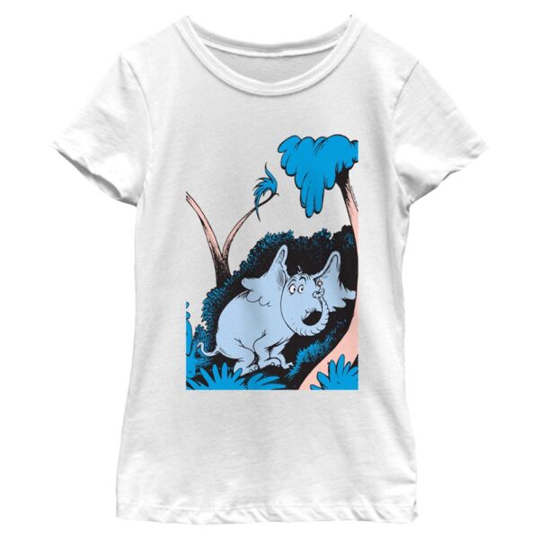 Girl's Youth Mad Engine  White Dr. Seuss Horton Hears a Who Graphic T-Shirt