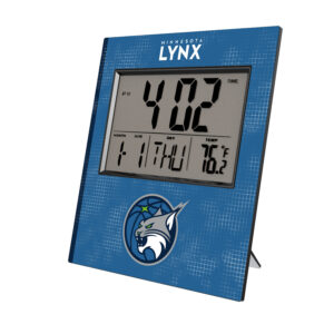Keyscaper Minnesota Lynx Cross Hatch Digital Desk Clock