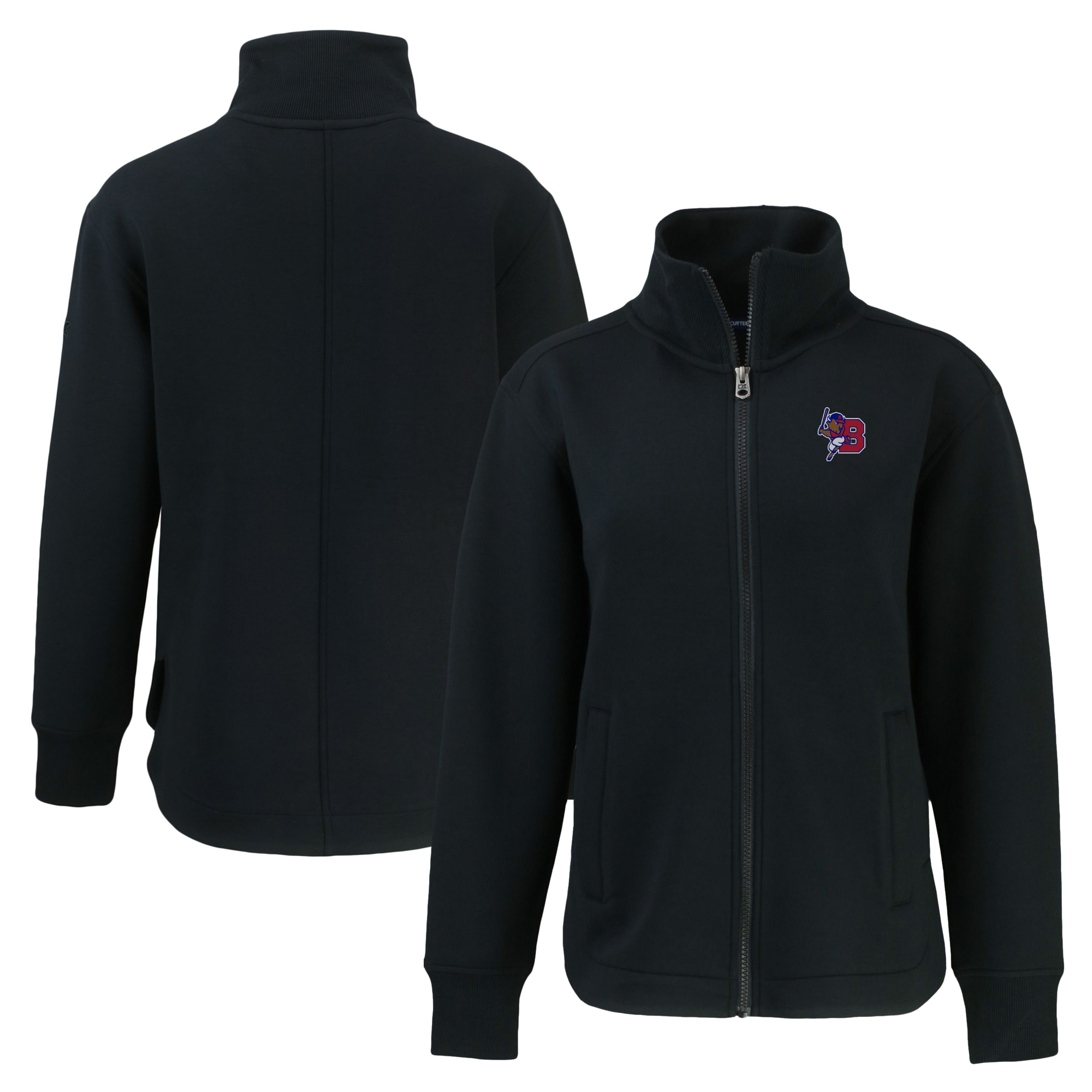 Women's Cutter & Buck Black Buffalo Bisons Roam Eco Recycled Full-Zip Jacket - Image 2