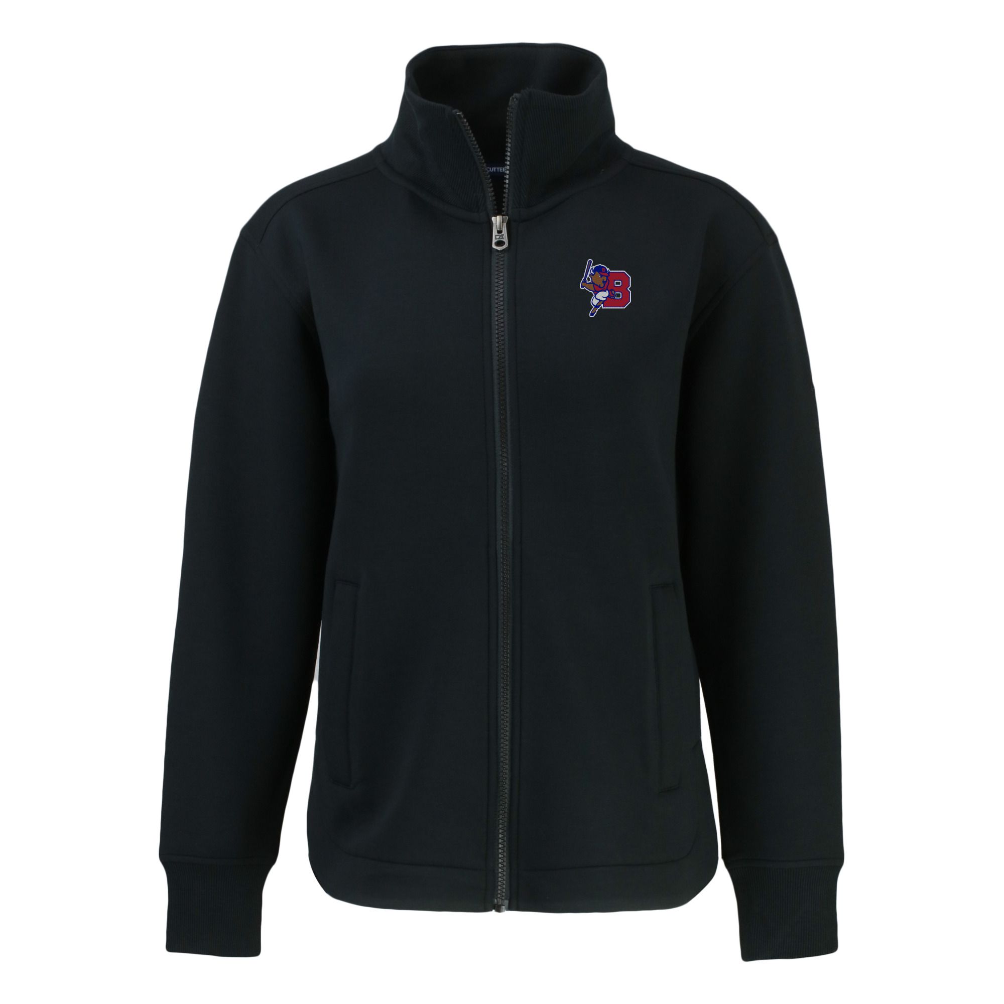 Women's Cutter & Buck Black Buffalo Bisons Roam Eco Recycled Full-Zip Jacket - Image 3