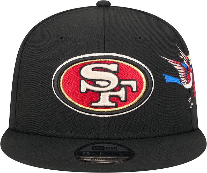 Men's New Era Black San Francisco 49ers City Art 9FIFTY Snapback Hat - Image 8