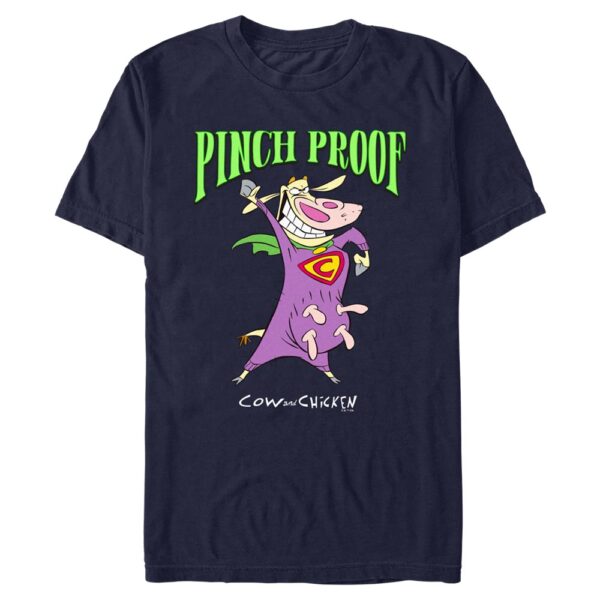 Men's Mad Engine Navy Cow & Chicken Pinch Proof St. Paddy's Day Graphic T-Shirt