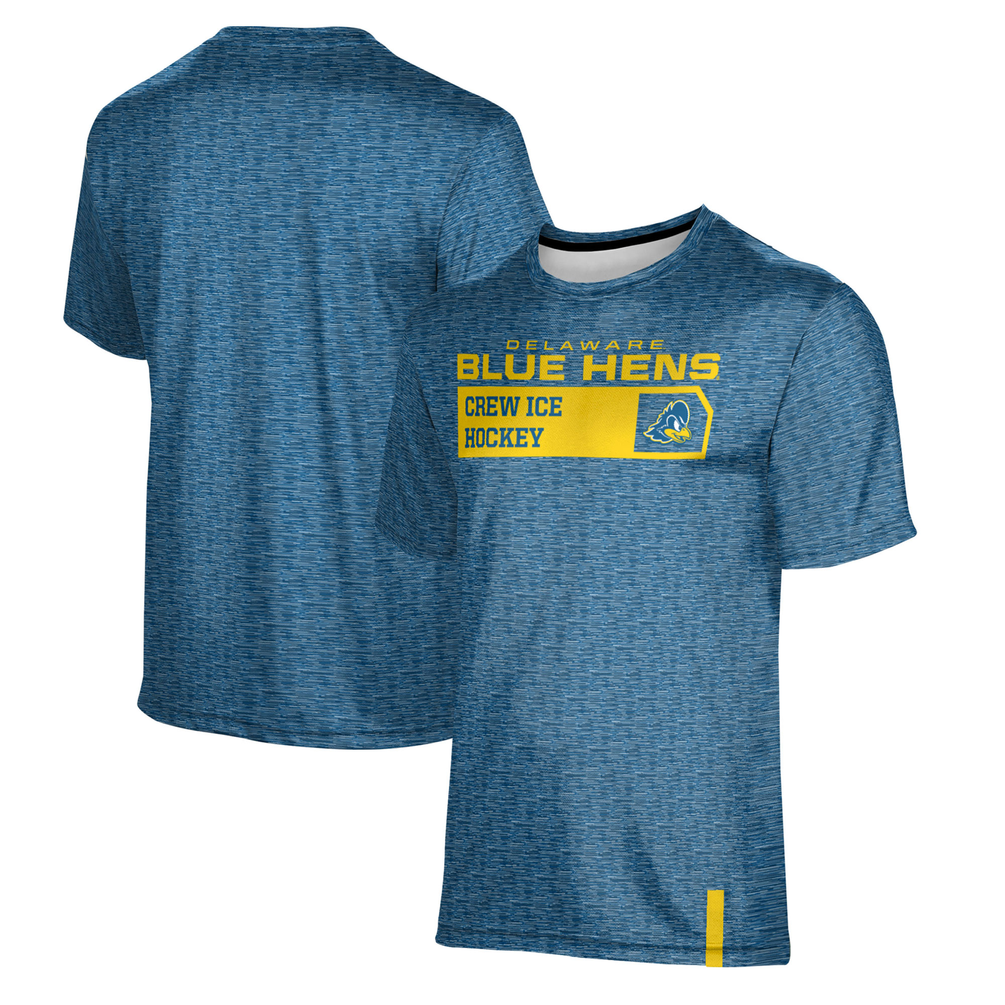 Men's ProSphere Royal Delaware Fightin' Blue Hens Crew Ice Hockey T-Shirt - Image 2