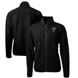 Men's Cutter & Buck Black Texas A&M Aggies Big & Tall Cascade Eco Sherpa Fleece Full-Zip Jacket