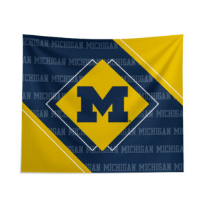 Pegasus Michigan Wolverines 51" x 60" Diamond Boxed Wall Tapestry